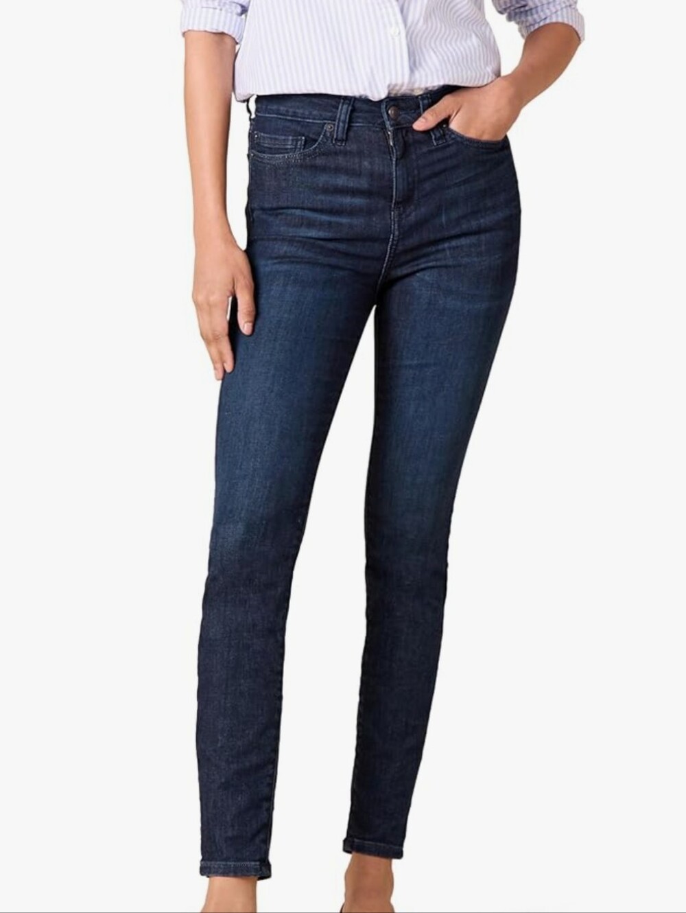 NWOT Dark Wash High-Rise Skinny Jeans